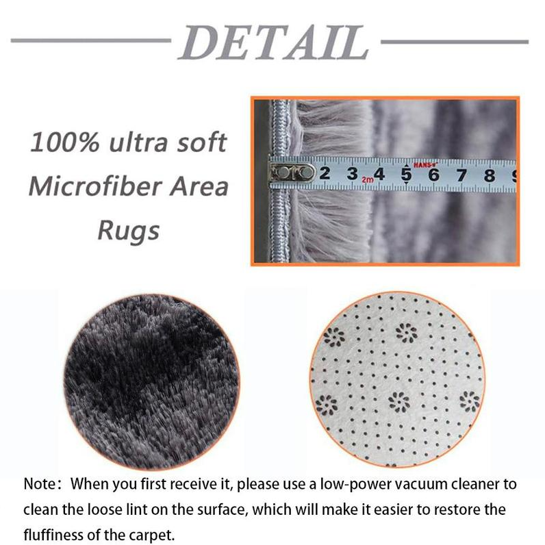 Plush Floor Mat  Decorative Area Rug